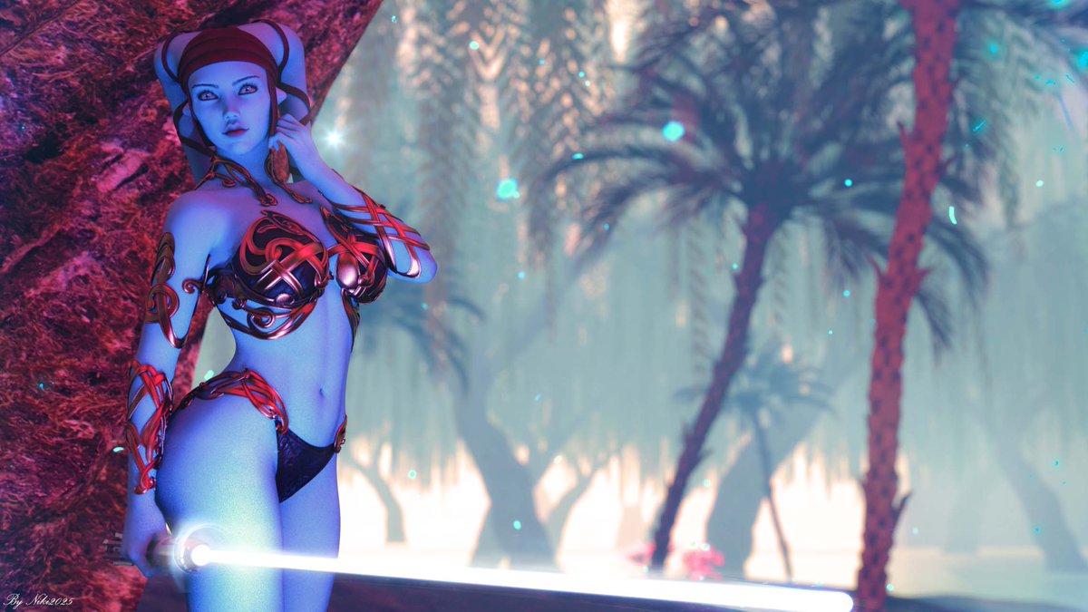 Aayla Secura, Fan Art Render, Star Wars. More of her on my patreon: patreon.com/Nikkiart3DD
#3dartwork #3Dartist #StarWars #CloneWars #pinupart #daz3d