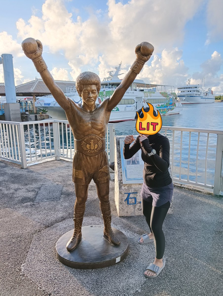 ワンヤ、カンムリワシニナイン🦅
#石垣島　#具志堅用高