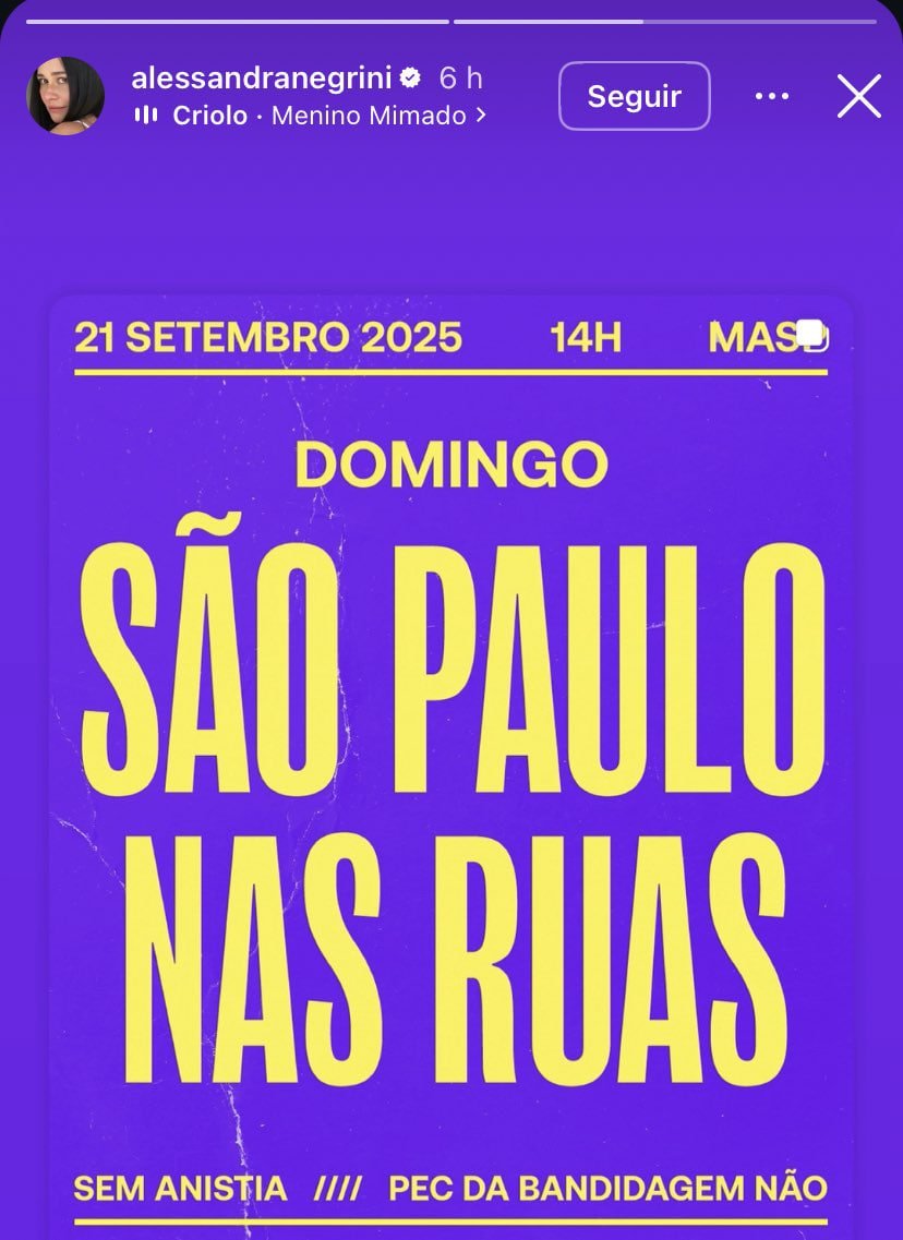Alessandra Negrini também está do lado certo da história!