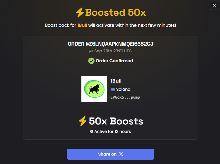 one_bullrun's tweet image. We just bought 50x boost!!!
The bull run still happening guys!
Load up and let&apos;s send this back to ATH.