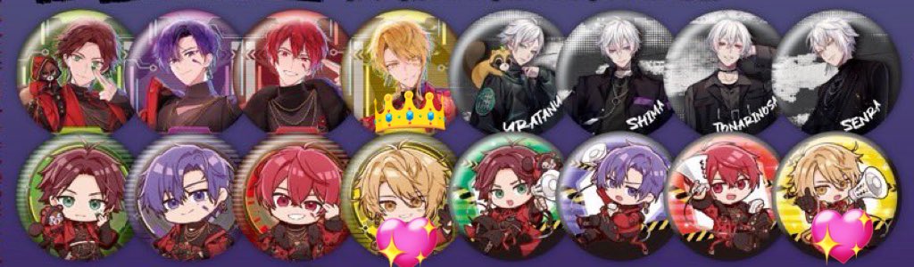 浦島坂田船 夏ツアー WARN12G 缶バッジ 交換

譲▷画像1、2枚目 💚💜❤️

求▷画像3枚目 👑＞💖

画像上段はホロ
本日手渡しのみ、💛等身最優先
お気軽にお声掛け下さい

#浦島坂田船缶バッジ  #浦島坂田船缶バッジ交換  #浦島坂田船缶バ交換