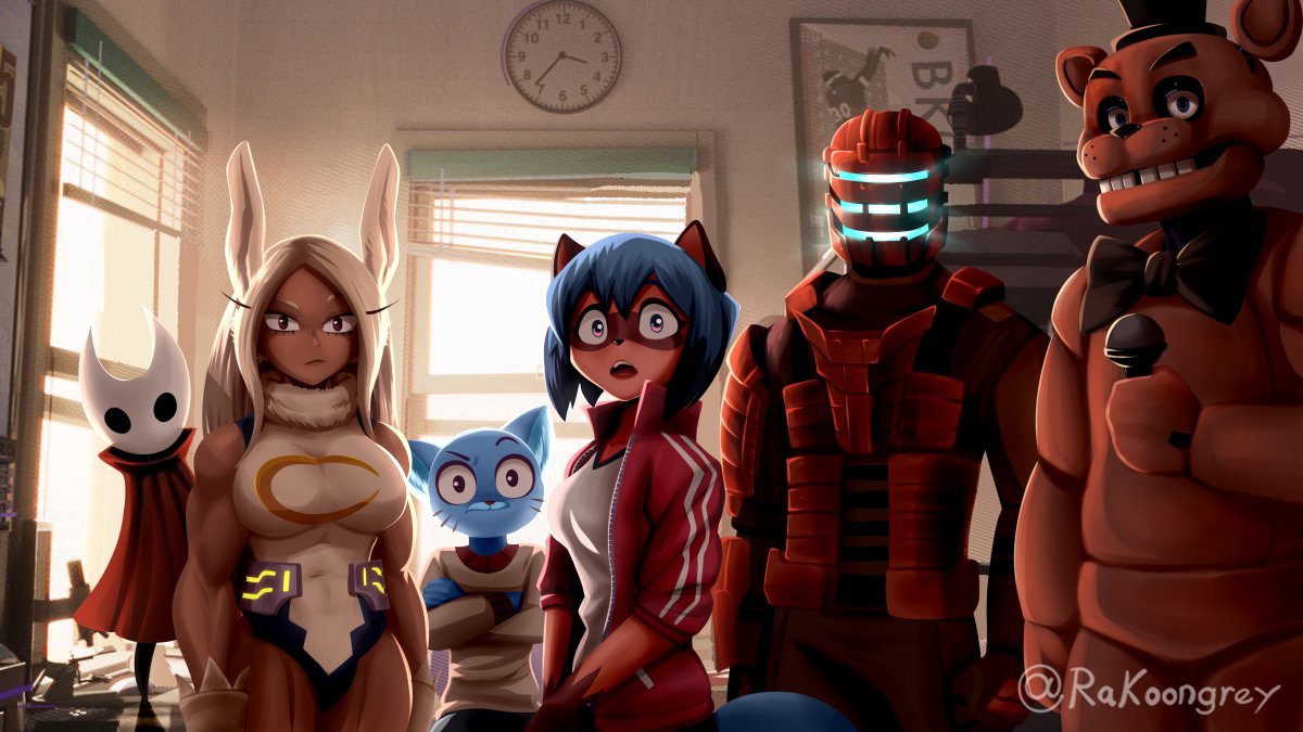 my most normal pic:
(yeah i just wanted an excuse to draw some of my faves)