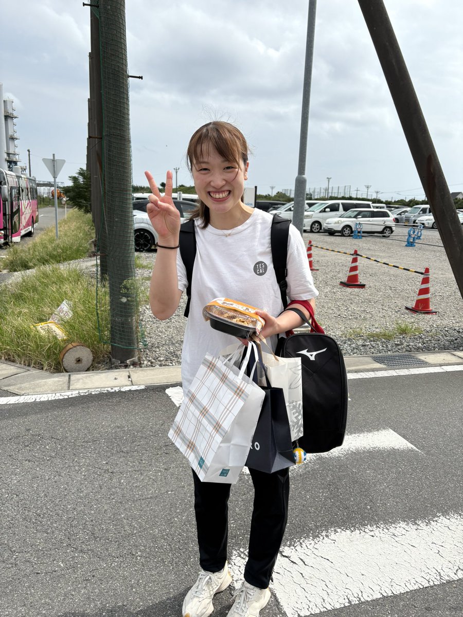 出待ちで素敵な笑顔をありがとうございました！ #櫻井美樹 選手