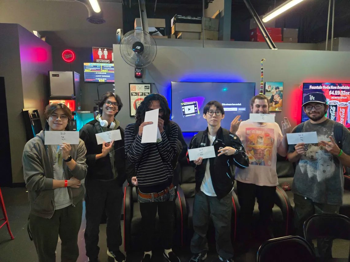 SoCal Colosseum (@socalcolosseum) on Twitter photo Congrats to JDCR for taking this week's #SoCalColosseum #TEKKEN8 #TWT2025 Dojo tournament!
π₯ <a href="/TKJDCR/">JDCR</a> 
π₯ <a href="/pots_n_panzz/">pots_n_panz</a> 
π₯ <a href="/VictoryUC_/">jawknee</a> 
4β£ <a href="/GaryVonAwesome/">VonAwesome</a> 
5β£ <a href="/scab_tk/">scab</a> / <a href="/TekkenGeno/">ImBad | Geno</a> Congrats to JDCR for taking this week's #SoCalColosseum #TEKKEN8 #TWT2025 Dojo tournament!
π₯ <a href="/TKJDCR/">JDCR</a> 
π₯ <a href="/pots_n_panzz/">pots_n_panz</a> 
π₯ <a href="/VictoryUC_/">jawknee</a> 
4β£ <a href="/GaryVonAwesome/">VonAwesome</a> 
5β£ <a href="/scab_tk/">scab</a> / <a href="/TekkenGeno/">ImBad | Geno</a>