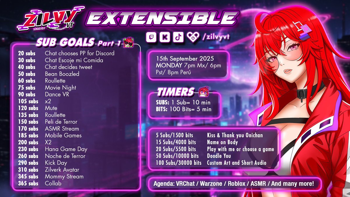 YA LLEGO LA LUUUUZ!!! Más noche de terror y Vr ❤️‍🩹

Kick.com/zilvyvt