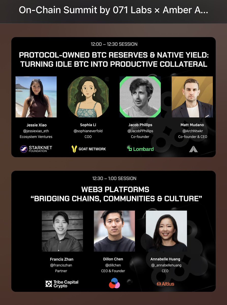 _annabellehuang's tweet image. GM Seoul 🇰🇷 Excited for a packed #KBW2025 week! Catch me at:

🎤 KBW Impact Main Conference
📅 Sept 23, 2:40PM
Topic: Building for Web2 Parity
w/ Eunice Giarta (Monad), Samuel Harcourt (Sonic)
Mod: Abril Zucchi (Abstract)

🎤 On-Chain Summit
📅 Sept 24, 12:30PM
Topic: Bridging…