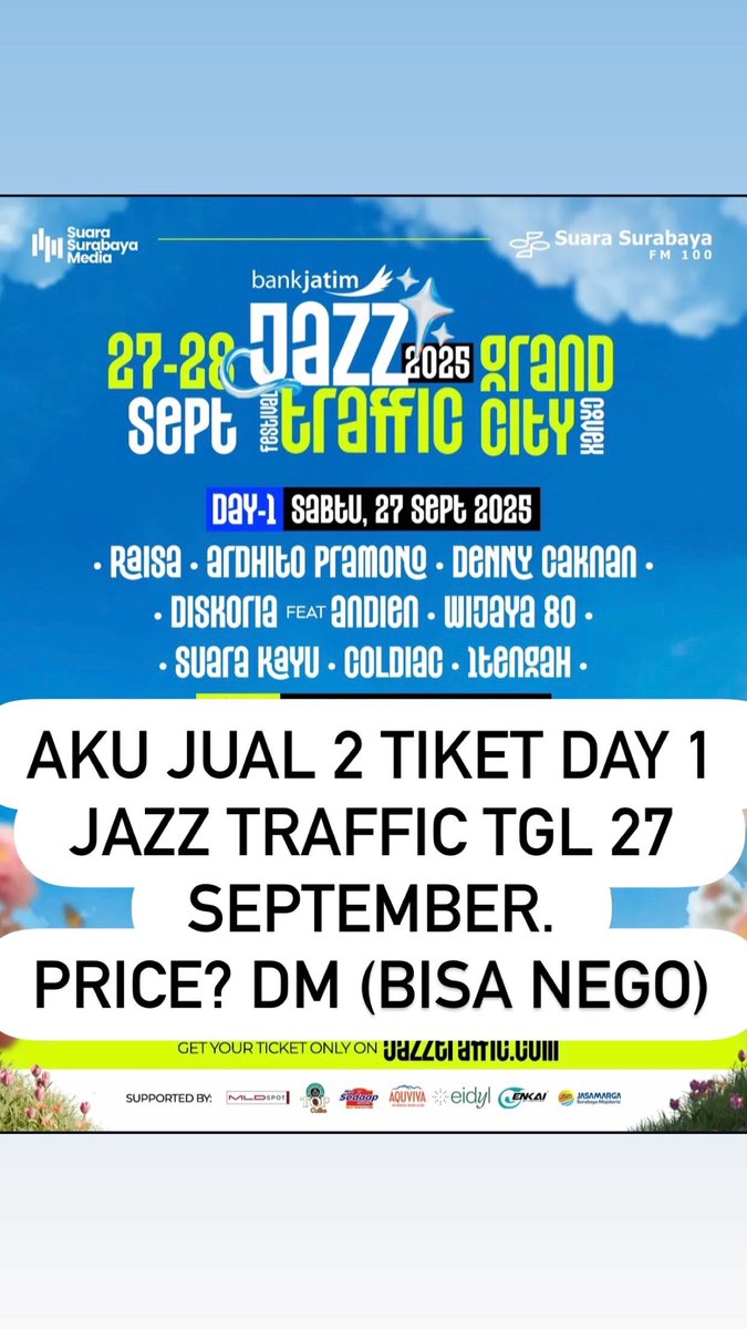 mumtazusy's tweet photo. barang kali minat. Dm aja #jazztraffic
#surabaya https://t.co/vttZT4DMzK