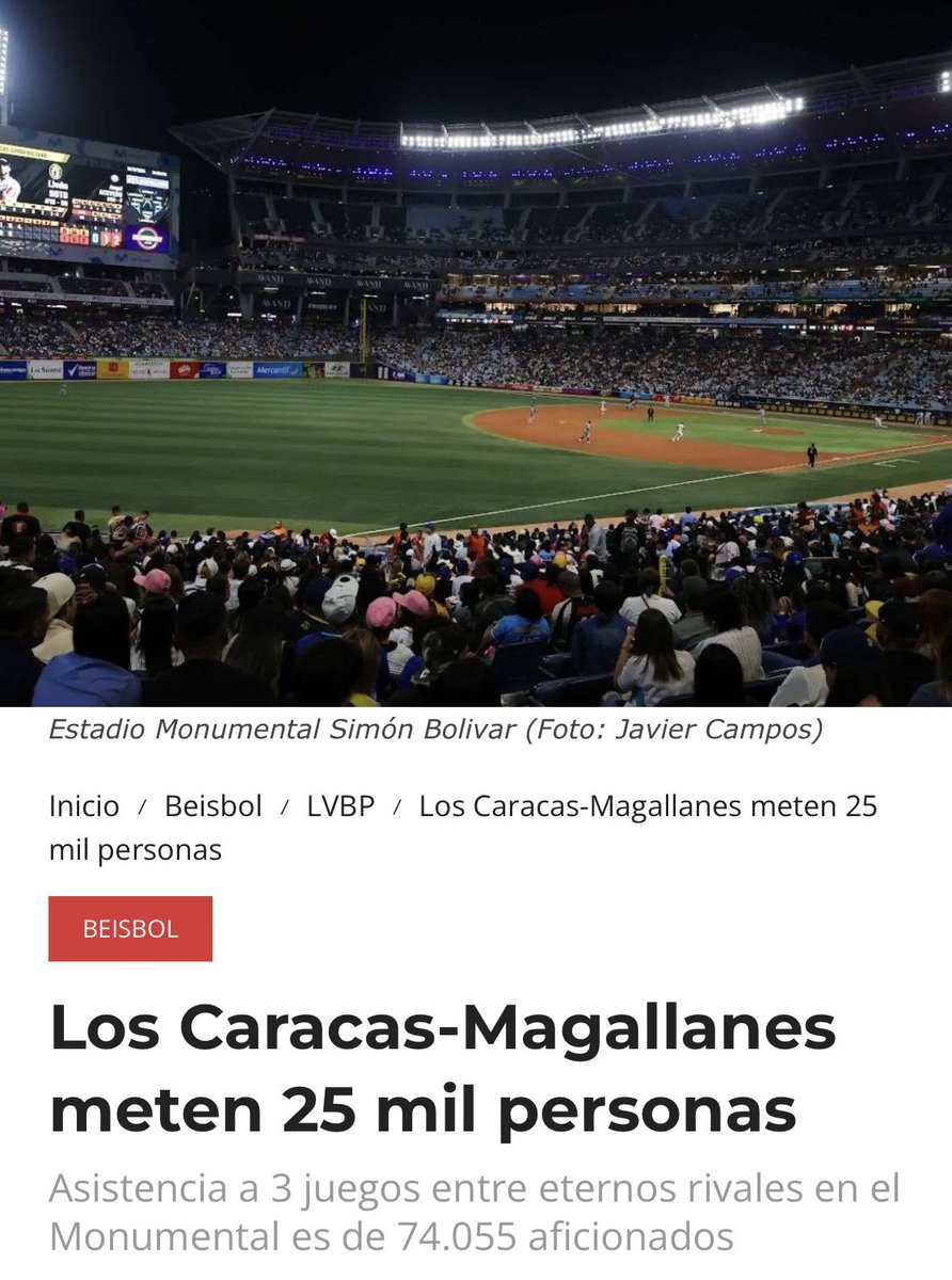 Lo mismo ocurre con el béisbol. La gente este año volverá a llenar el estadio sin importar lo que diga ese sector de la dirigencia política, que desde la soberbia y la ira mal calibrada pretende dirigirle la vida a los ciudadanos.