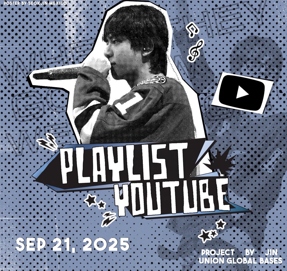 🏁 RUN SEOKJIN_BIG_CHALLENGE on YouTube and YouTube Music 

🔴 YT: bit.ly/3Kwm2Kx
🔴 YTM: bit.ly/46tkUPh
🎯 100K views per day for DSYLM 

🎧 Let’s rise to the challenge and aim high for Seokjin! 🤺 

#RUNSEOKJIN_BIG_CHALLENGE
#Dont_Say_You_Love_Me_Jin