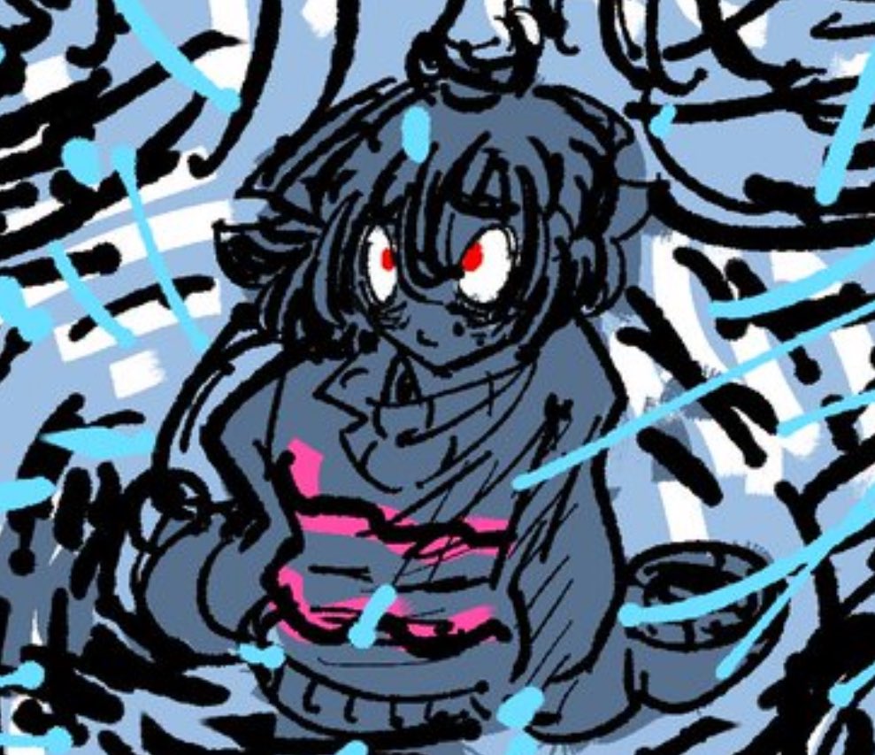 SUPERSANS61's tweet photo. this creature has 30 mental illnesses what do you do https://t.co/q56HJ05NwG