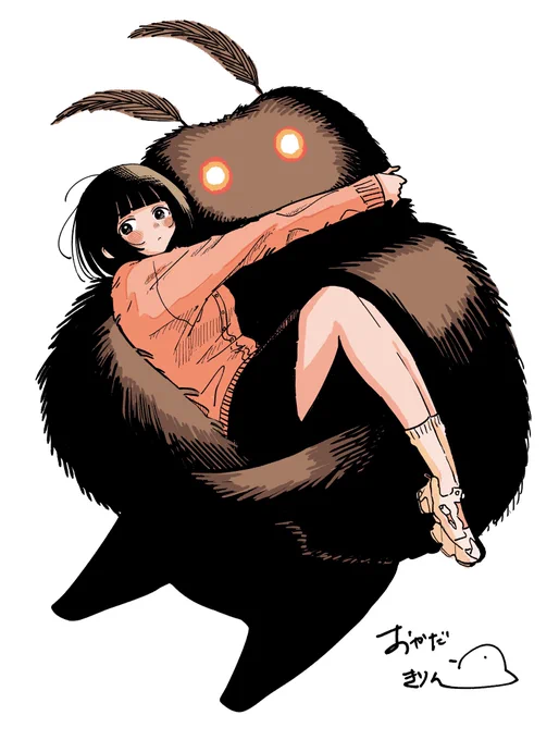 モスマンとギャル