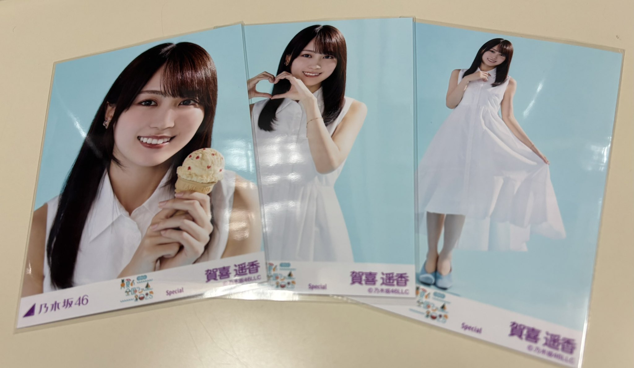 乃木坂46 会場限定生写真 賀喜遥香 2025.July-V ドット コンプ 真夏の