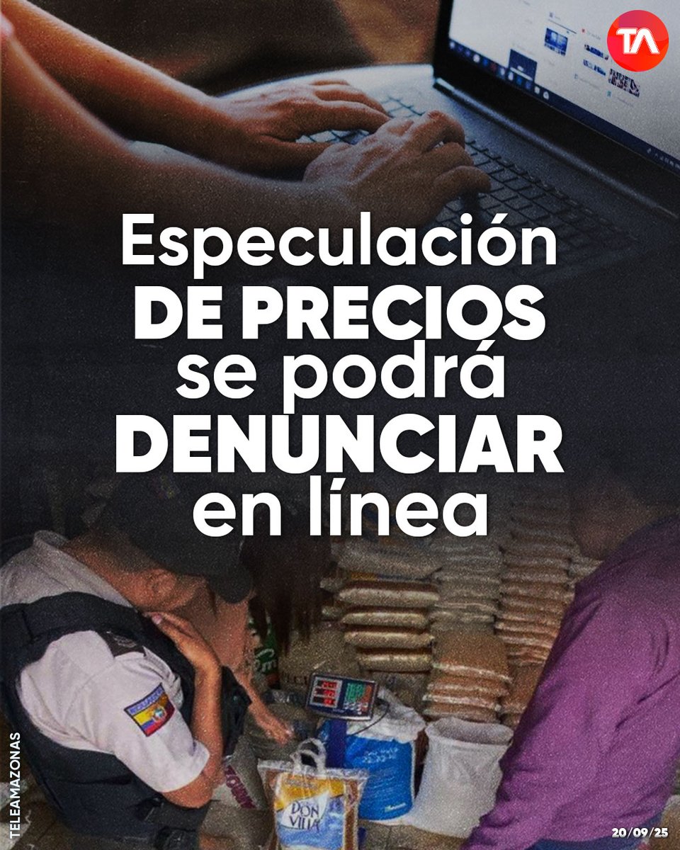 teleamazonasec's tweet photo. #ECUADOR | Gobierno habilitó página web para denunciar especulación de precios tras eliminar subsidio al diésel. Paso a paso https://t.co/oLylW9OwMT https://t.co/NXJIn9suAw