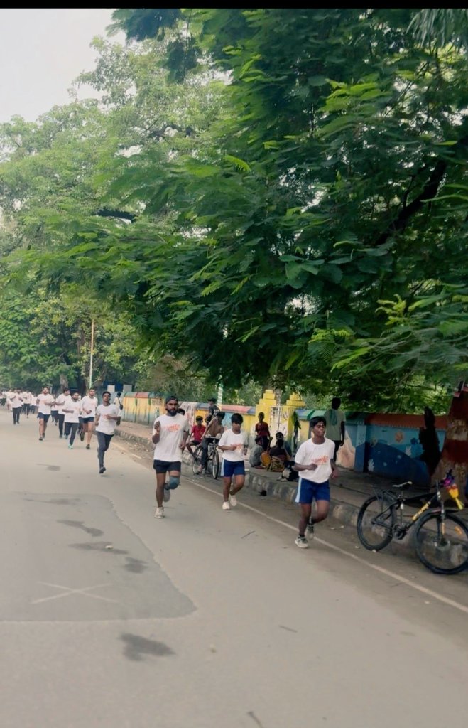 bikrantrajsingh's tweet image. The run is happening simultaneously in multiple states, making it a historic youth movement. #NaMoYuvaRun75 
#NaMoYuvaRun75 #NashaMuktBharat
#RunWithChapra