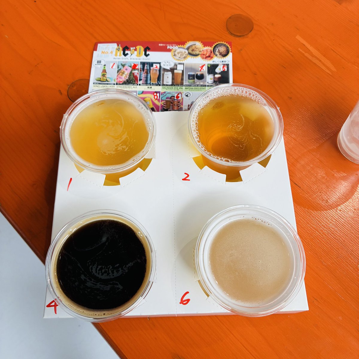 ytrbeer's tweet photo. ビアフェス限定アカのユタローです。
けやきひろばビール祭りに行ってきました。
今はアイスクリーム系サワーが話題なんかな？YBSさんとACDCさんのアイスを使ったサワーが美味しかったです。ビアへるんさんは年々ファンが増えてる。ラストのテイクアウトはもちろ��南信州さんのカスク。行動が定型化🍺 https://t.co/MIvt9hS9dn