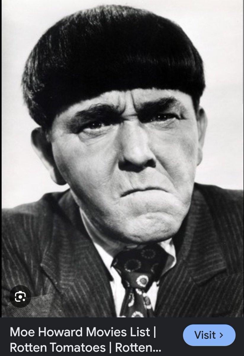 Moe Howard of the 3 Stooges