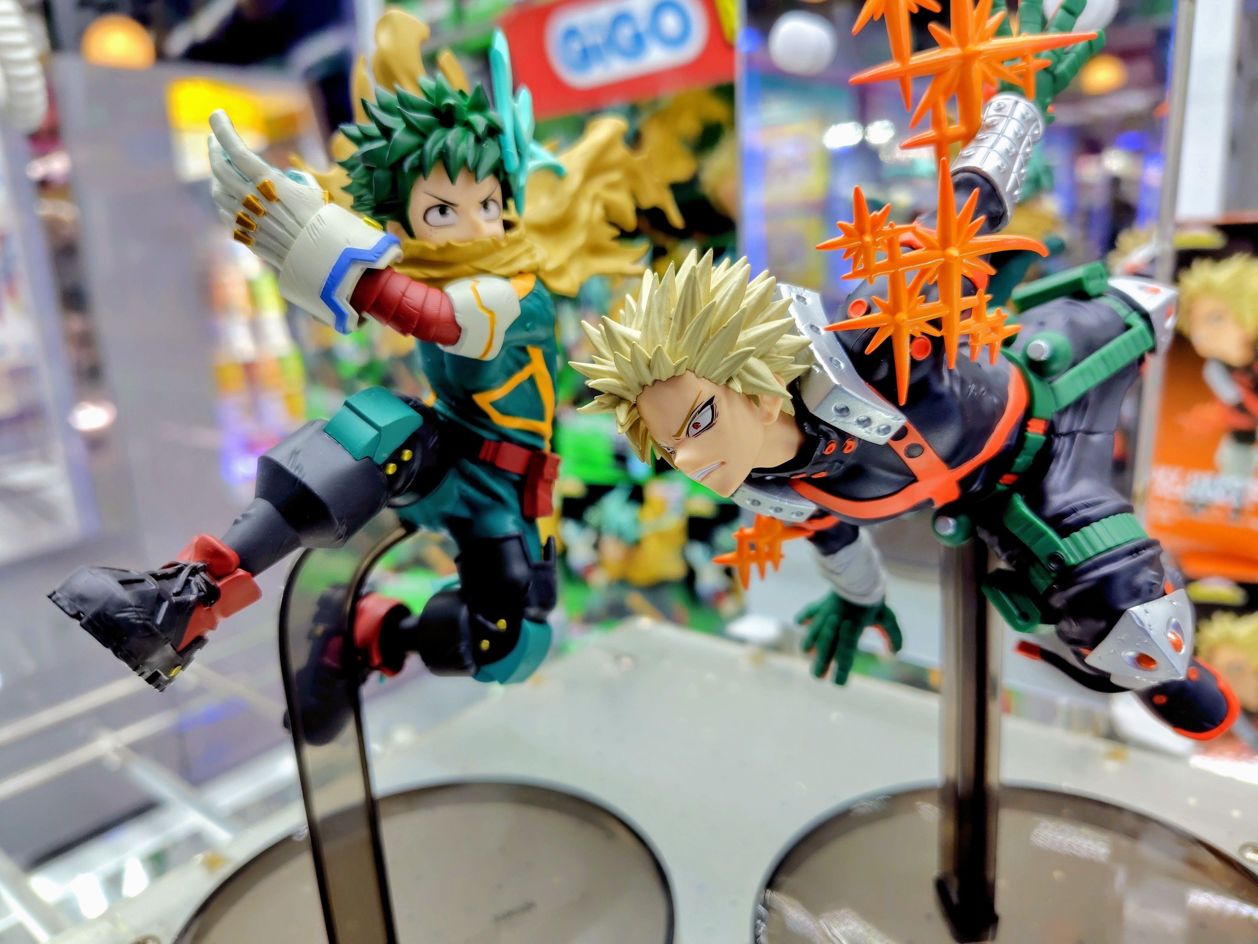 僕のヒーローアカデミア　フィギュア　緑谷　爆豪　オールマイト　GIGO限定　4種 最新プライズ情報 僕のヒーローアカデミア フィギュア 緑谷出久