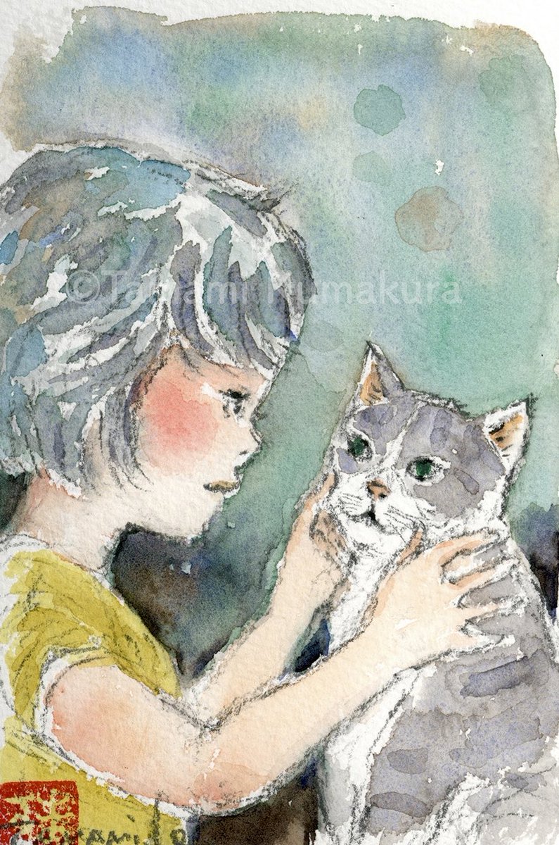 くまくら珠美さん　ポストカード原画 くまくら珠美 on X: 