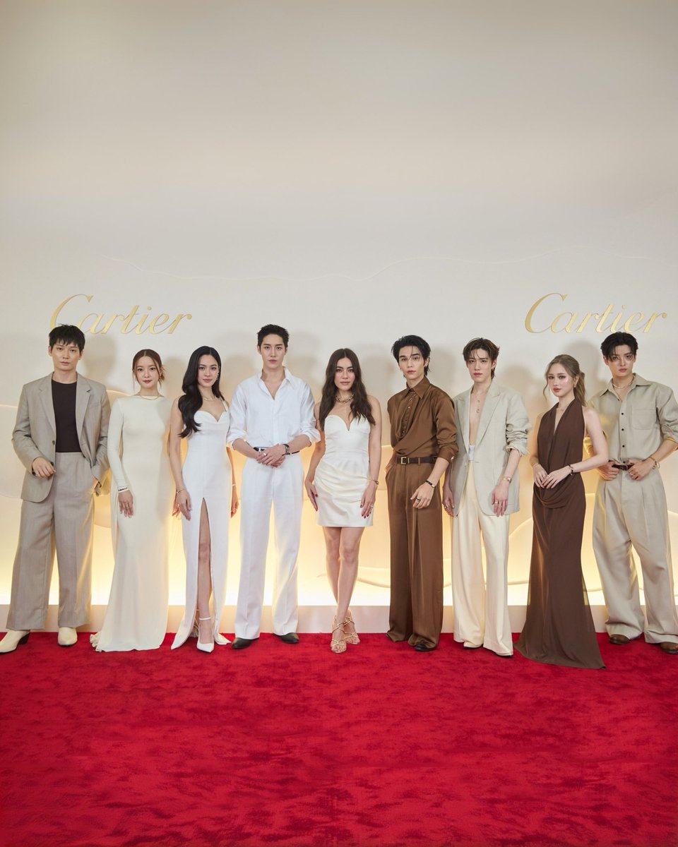 TNPLEEconnect's tweet photo. Cartier Siam Paragon Flagship Opening Party 💫✨

#CartierThailand
#Thanapob_lee #Tnpleeconnect 
#kimmy_kimberley #JeffSatur
#PPKritt #linglingkwong #KHUNPOL #BUSbecauseofyouishine
#janeeyeh #icenatara #inkwaruntorn https://t.co/sioqyDkWsL