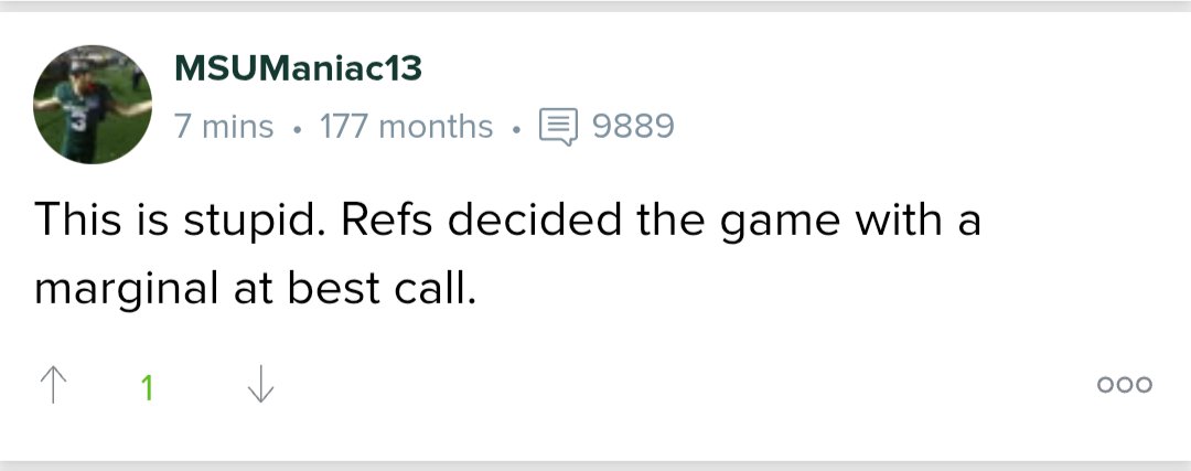 Not goin' well on the ol' RCMB. Not only did that one targeting call decide the game, but they even want to fight Mike Perriera 😬