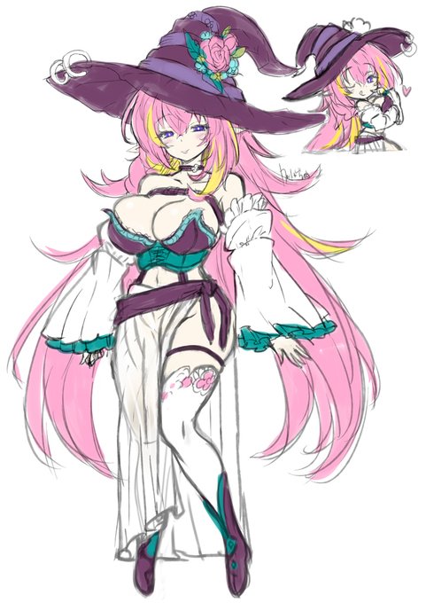 やっぱりこれくらい魔法使いらしいほうがエッチかもしれない 