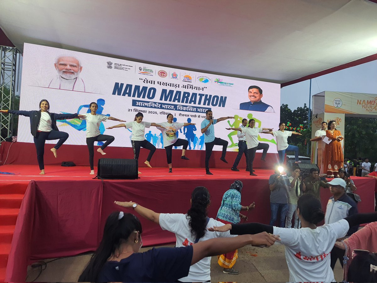 Deepnahar's tweet photo. Participation in Namo Marathan.
Health in priority and celebrating PM Modi Ji's Birthday week.
#NaMoYuvaRun https://t.co/moI69b5Qfd