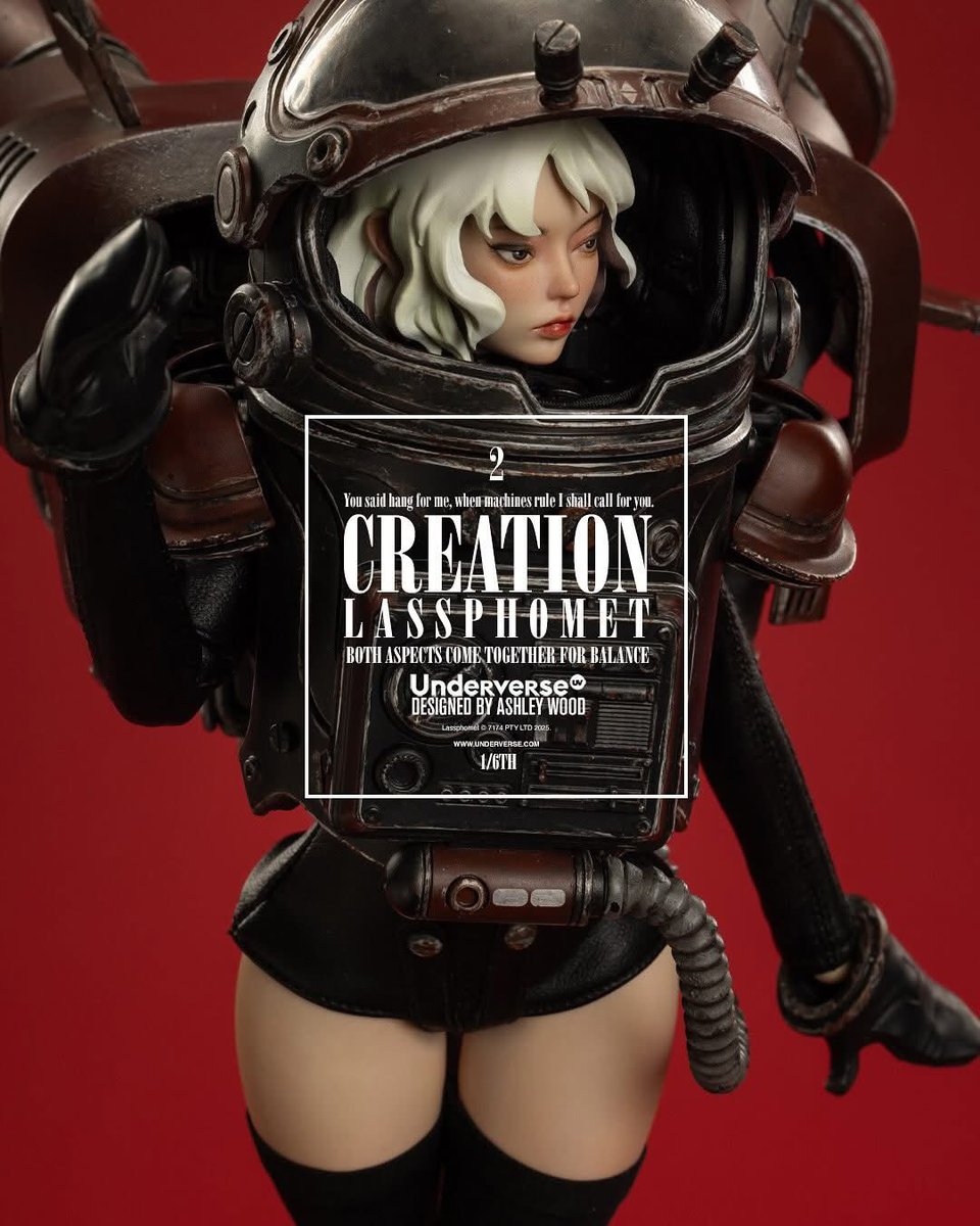SSpinbreaker's tweet image. WONDER FESTIVAL SHANGHAI 2025 EXCLUSIVE 
POPBOT Series 1/6th Collection CREATION LASSPHOMET AND MATHESON SET! 

#underverse #underversehq #uvhq #shanghaiwonderfestival 
#ashleywood #popbot