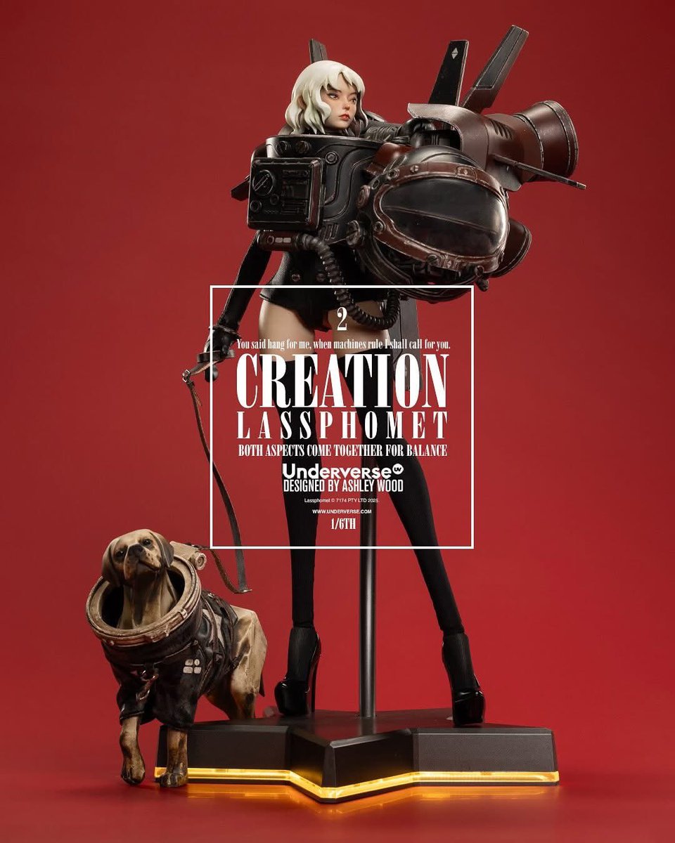 SSpinbreaker's tweet image. WONDER FESTIVAL SHANGHAI 2025 EXCLUSIVE 
POPBOT Series 1/6th Collection CREATION LASSPHOMET AND MATHESON SET! 

#underverse #underversehq #uvhq #shanghaiwonderfestival 
#ashleywood #popbot