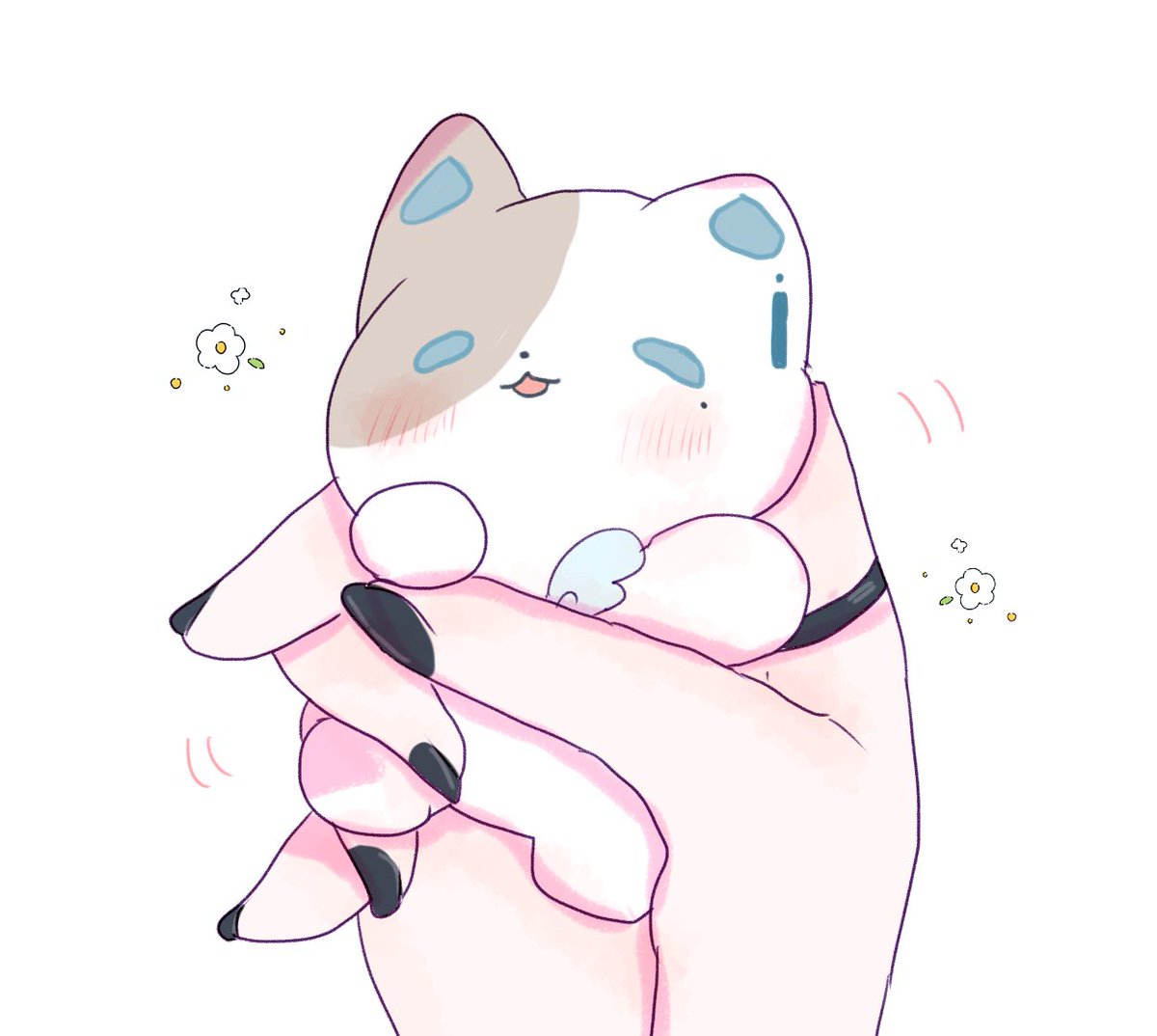 「にぎにぎ」|ここｻﾝ❤️‍🔥のイラスト