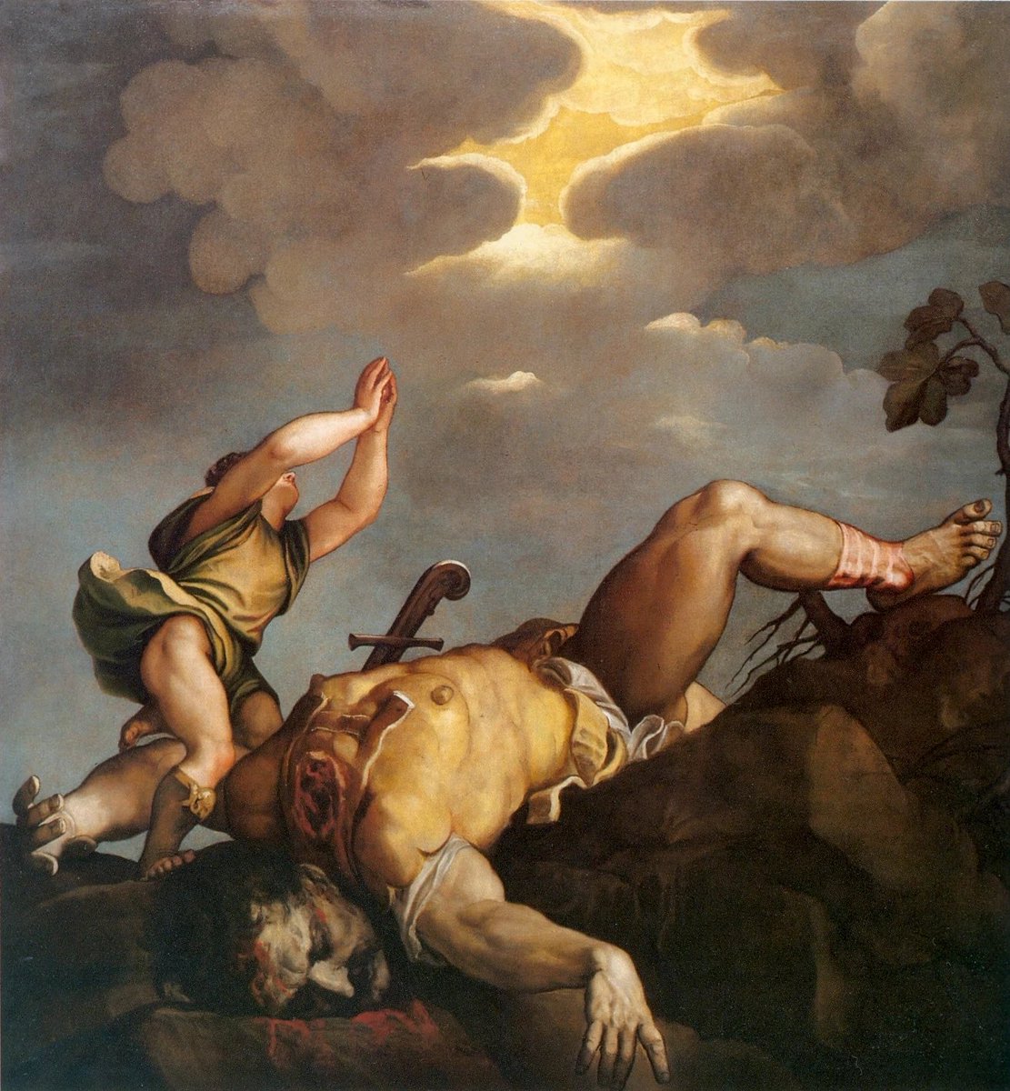 theralkia's tweet photo. David killed Goliath with one stone because God wanted him to win. Even giants collapse before the truth. https://t.co/8PAcTlpP3M