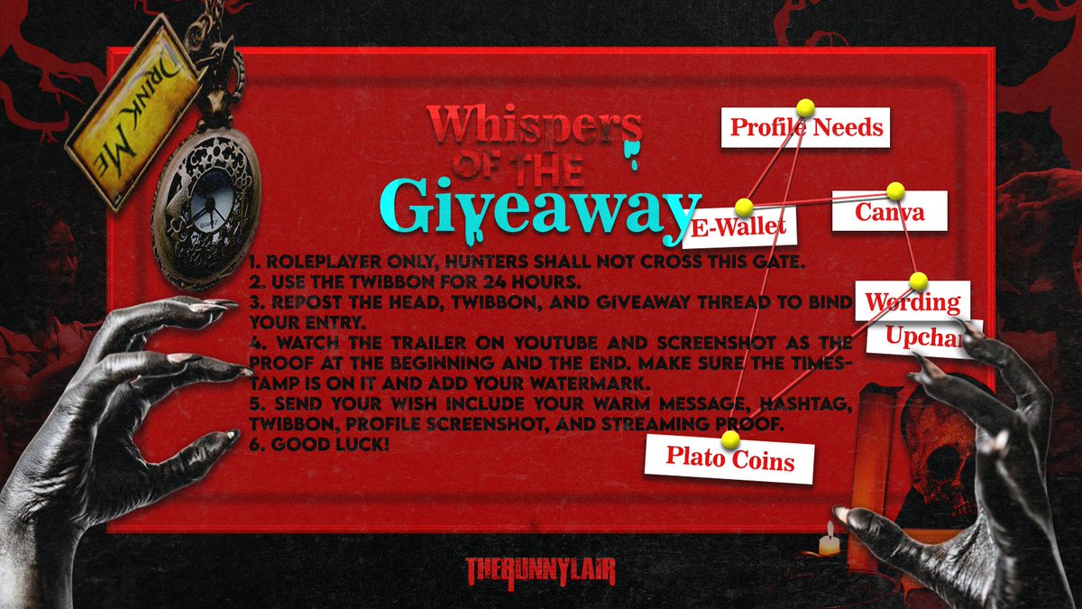 ㅤ
⚰️ Beneath the veil of night, a whisper echoes like an oath carved in shadow, pulling you deeper into a craving you cannot resist. 𝗚𝗶𝘃𝗲𝗮𝘄𝗮𝘆 awaits in the darkness, calling those who's ready to face its forbidden prize. ⋮ ᛝ 
ㅤ