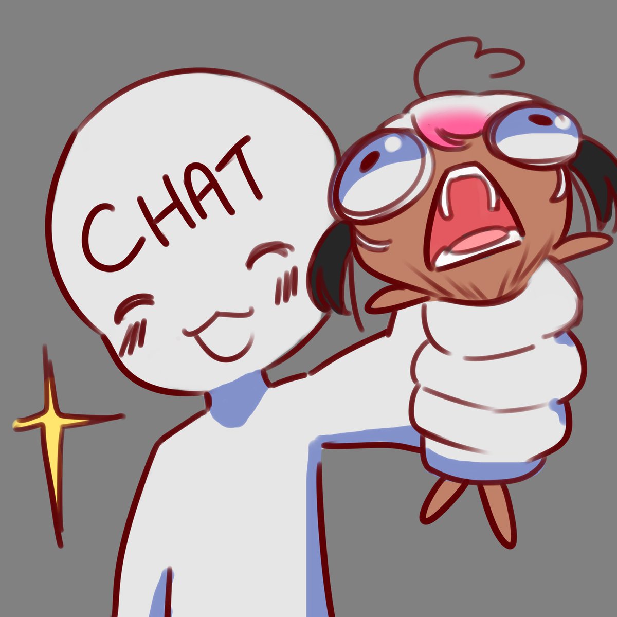 Cute pic of me and my chat 💕

#Vチューバー  #vtuber準備中 #vtuber配信 #vtuberアート #vtuberイラスト #ENVtuber