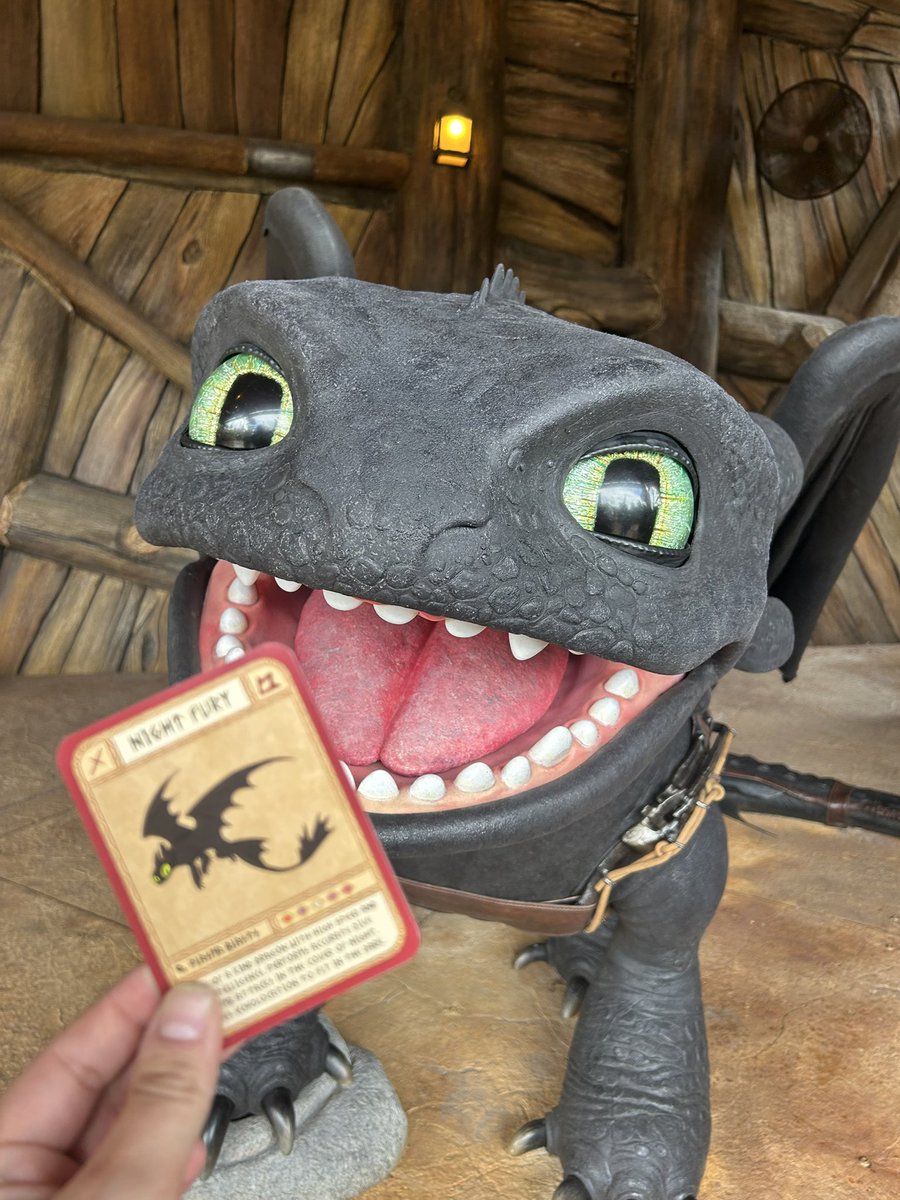 jogunplugged's tweet photo. dragons i saw in Epic Universe Isle Of Berk + their @statikin cards [THREAD!!] https://t.co/iwxuCzuB8m