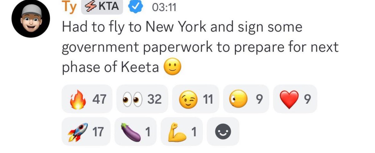 🚨 $KTA ARTICLE IS REAL

They are launching with 235M wallets with nonzero balances and 42M wallets with transactions executed.

Also, a lot of people are saying they’re partnering with Circle because Ty flew to NY to sign some papers and this quote: 

''The launch will unlock