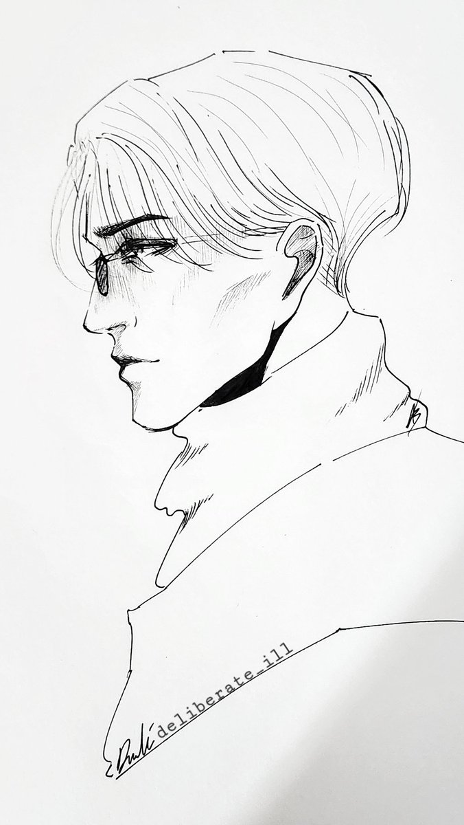 Deliberate_ill's tweet photo. Been a while since i've decided in creating an OC. Open to Interpretation, as i've no background for him yet. Name: Veralyn Cain ✒️☕️
#OC #ocart #originalcharacter https://t.co/MEJ1me2KBN