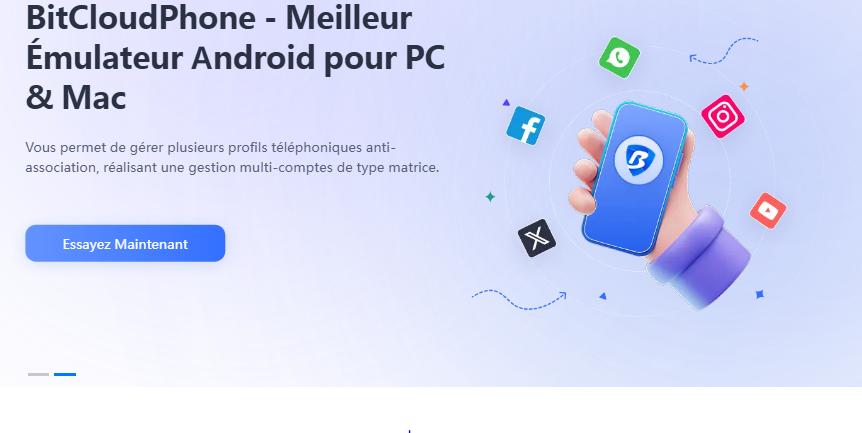 Alexproxy1988's tweet image. 🚀 L'émulation Android dans le cloud est là ! Découvrez BitCloudPhone de @BitBrowser, la solution qui met fin aux limitations matérielles. Gérez vos comptes et automatisez vos tâches depuis le cloud. #BitBrowser #CloudComputing #AndroidEmulator #Tech