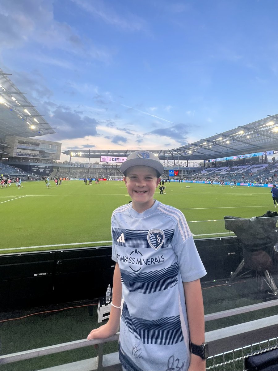 We have been up since 3:30am. Let’s go <a href="/SportingKC/">Sporting Kansas City</a>!! 💙⚽️💙 #nonaps