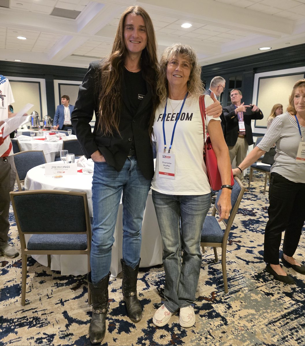 CMLShaffer's tweet image. Had a great time catching up with two incredible patriots at yesterday&apos;s PA GOP meeting!
@NFormicaGOP from @TPUSA
and @ScottPreslerof @EarlyVoteAction