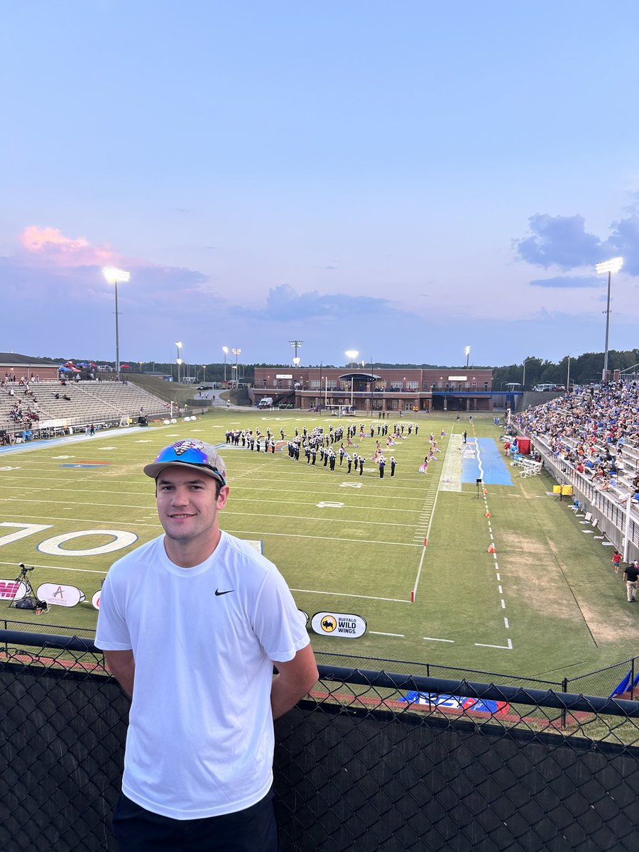 Had a great time at <a href="/UWGFootball/">West Georgia Football</a> 
Thanks <a href="/CoachSEllis/">SUMNER ELLIS</a> for the game day invite #GoWolves 
<a href="/CoachSloan10/">Brett Sloan</a> 
<a href="/WoodruffFB/">Woodruff Wolverines Football</a>