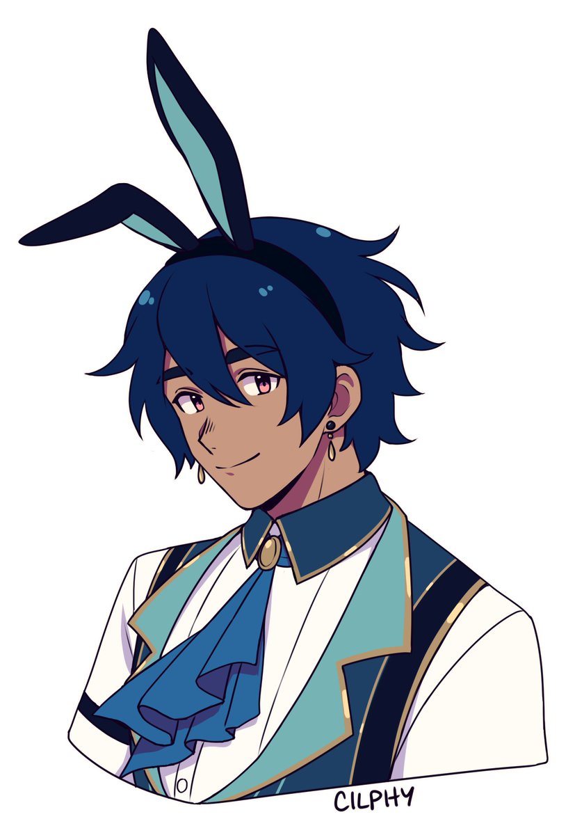 Fred_Varasto's tweet photo. I HAVE BUNNY EARS!
Thank you to the amazing Izzy  @cilphyy for such a cool design! I love it!! https://t.co/Bw6AcnPg4h