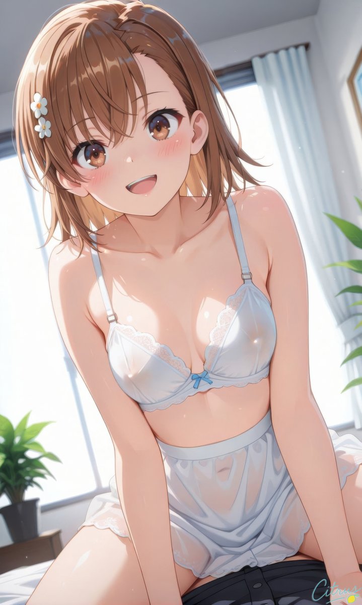 citrusbluemem's tweet photo. 【Mikoto Misaka 御坂美琴】

朝、元気よく起こしてくれる御坂美琴💕
Mikoto Misaka, waking you up brightly💕 https://t.co/JZE9Gh8bCz