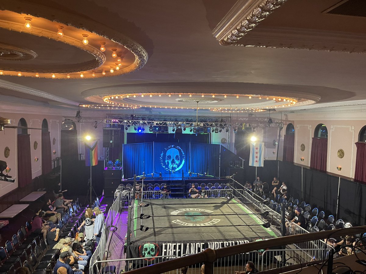 Doors are open here at Logan Square Auditorium for #FreelanceGraps!

Tickets are available at the door, CASH ONLY!

Can’t be here in person? Watch us live on iwtv.live at 8pm CDT!