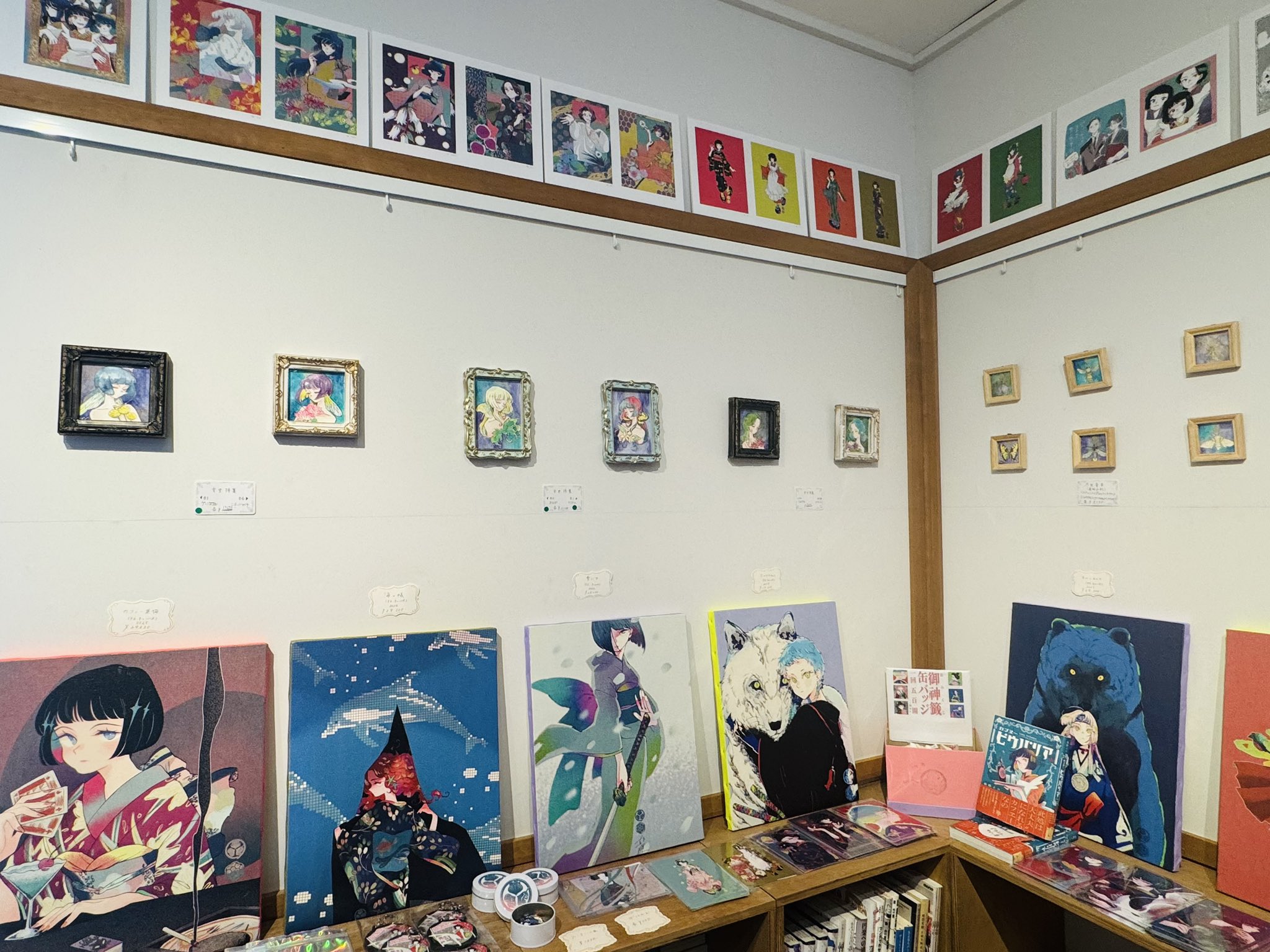 Γ 久喜わかめ インサイドフルブルー ノーダウトライラック Qpa展 複製原画 数量限定】バーチャルお渡し会限定「ミニ複製原画」 | pixiv