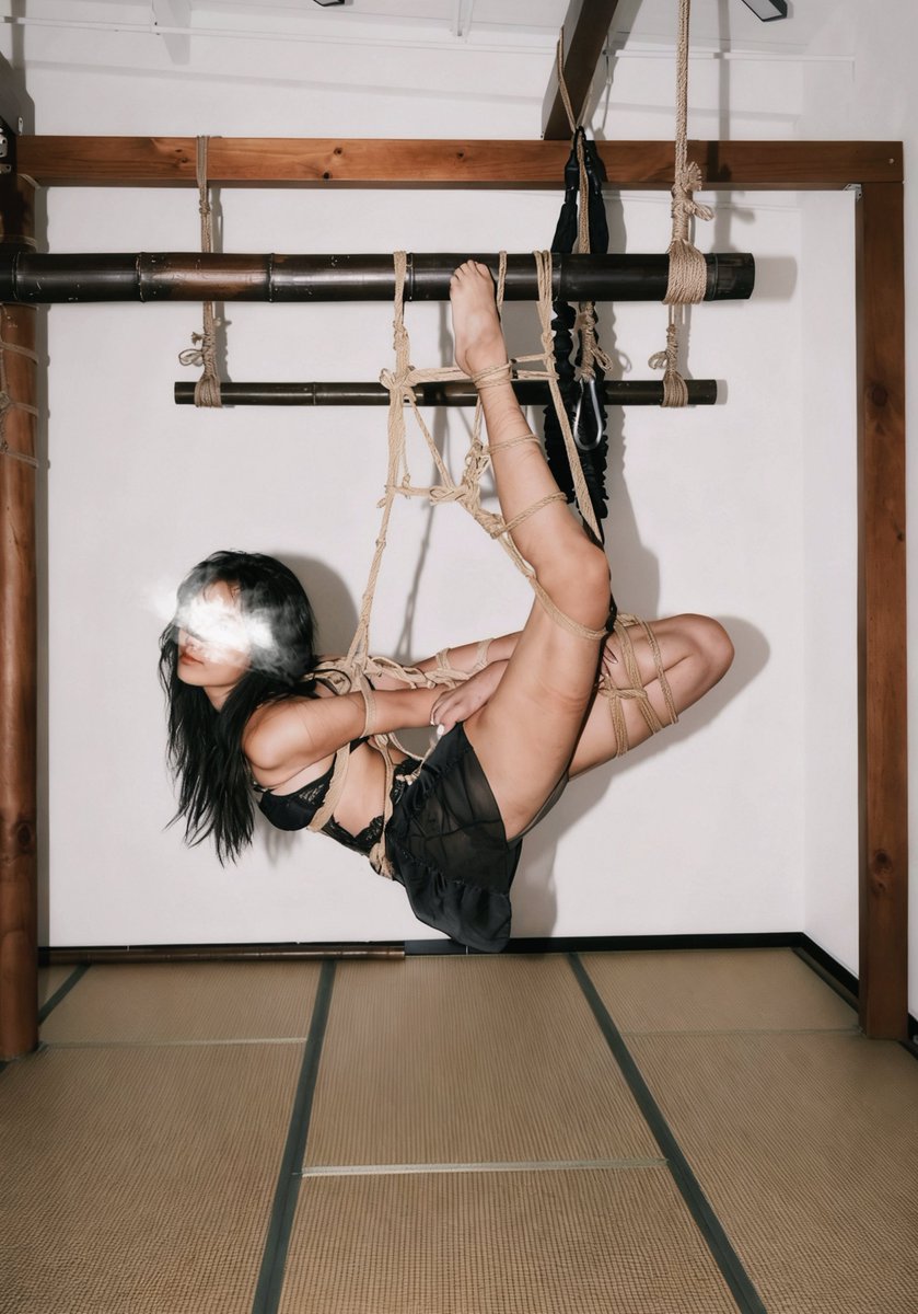 “绳成为她与重力合谋的笔触，在空中勾勒出了舞蹈未完成的章节”

💃：<a href="/ray_rope_art/">Ray</a> 
🪢：<a href="/beyonds_dxd/">📷beyond 🪢</a> 
📷：<a href="/WeIrd000___/">Weirdo</a> 
🏠：<a href="/DongQing__/">冬青｜责韧空间</a> <a href="/xijiu77/">西久</a> 

#shibari #绳缚 #捆绑