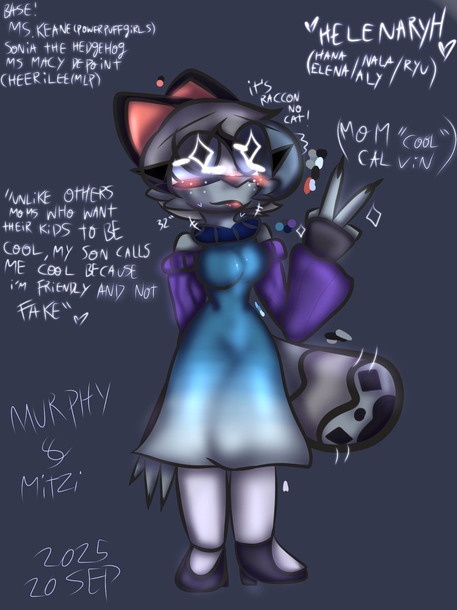 Josefa140619's tweet photo. Whenever I draw a new female character, I get very attached when I give her warm or cold tones, she just looks pretty🦝💙
#murphyandmitzi #fanartdigital #ibispaint #racconart #myartwork #digitalart #ocart #drawingsdigital #fandom #dibujitos https://t.co/iXB1Z76yah
