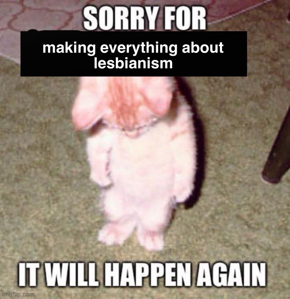 una lesbiana lo hubiera hecho mejor change my mind