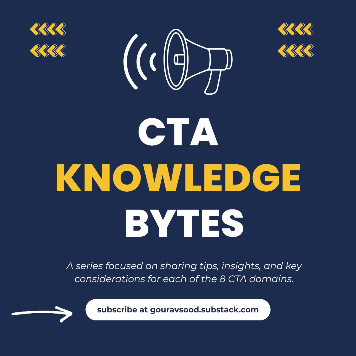 Launching "🧠CTA Knowledge Bytes Series" for all Aspiring Salesforce CTAs

Subscribe at open.substack.com/pub/gouravsood…
