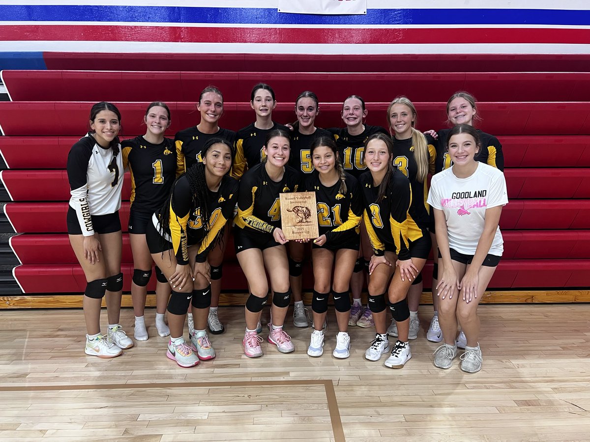 Congrats to the Cowgirls for winning 2nd place today! They went 4-1 at the Russell VB tournament. #Gocowgirls