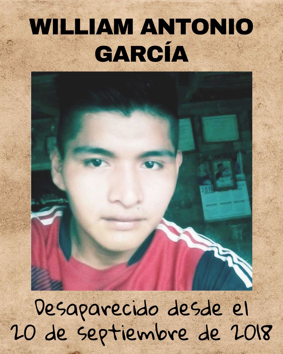 🕯️ William Antonio García desapareció un día como hoy, en 2018.
Su ausencia duele, su memoria resiste.
No olvidamos. No dejamos de buscar.
#HastaEncontrarles #WilliamAntonioGarcía #ElSalvador