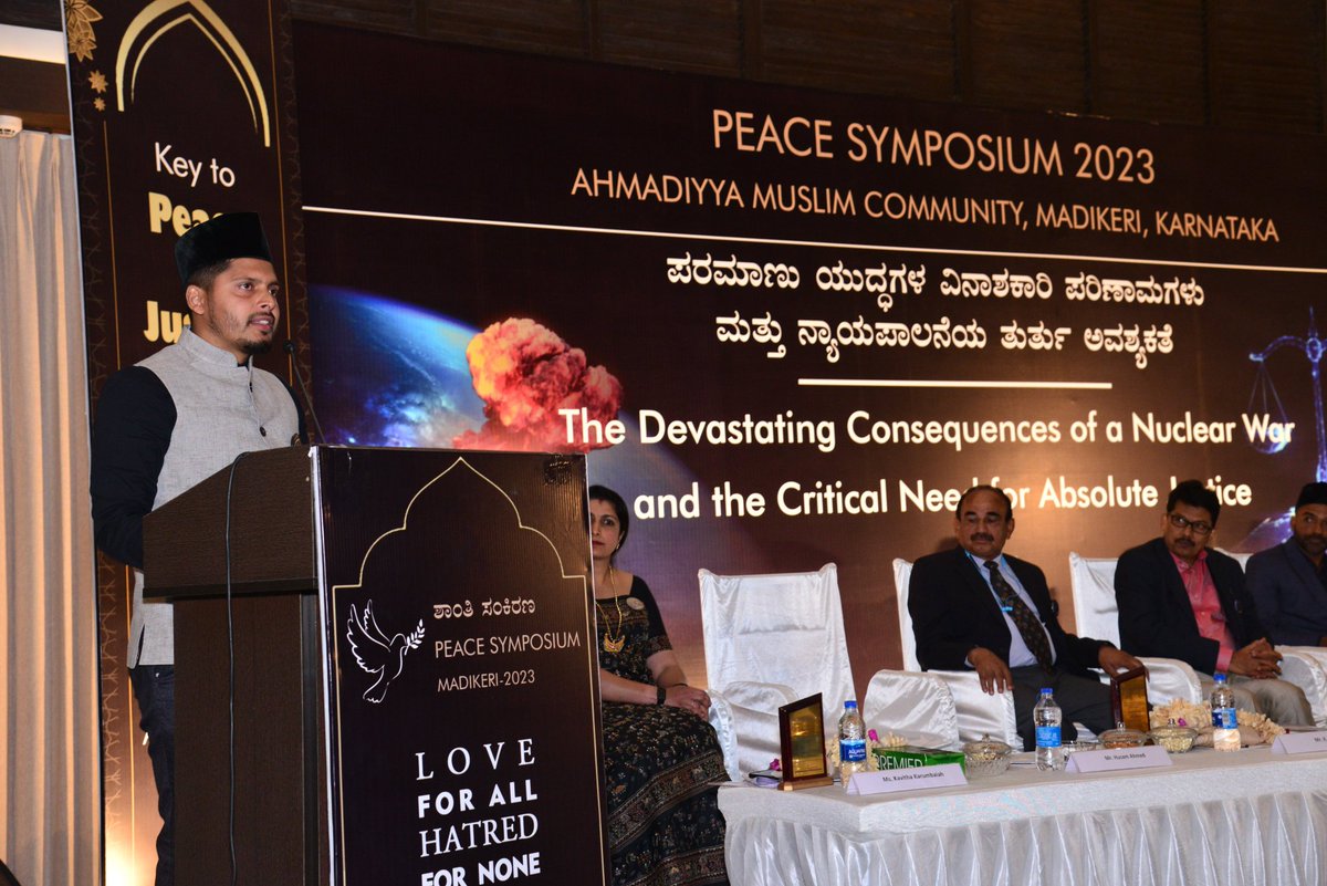 SajeelGhouri's tweet image. Each year The Ahmadiyya Muslim Community Conducts Peace🕊️ Symposium, Seminars and StopWW3 awareness Campaigns in various cities of India to promote Peace &amp;amp; Harmony.

#AhmadiyyatTrueIslam #Internationaldayofpeace